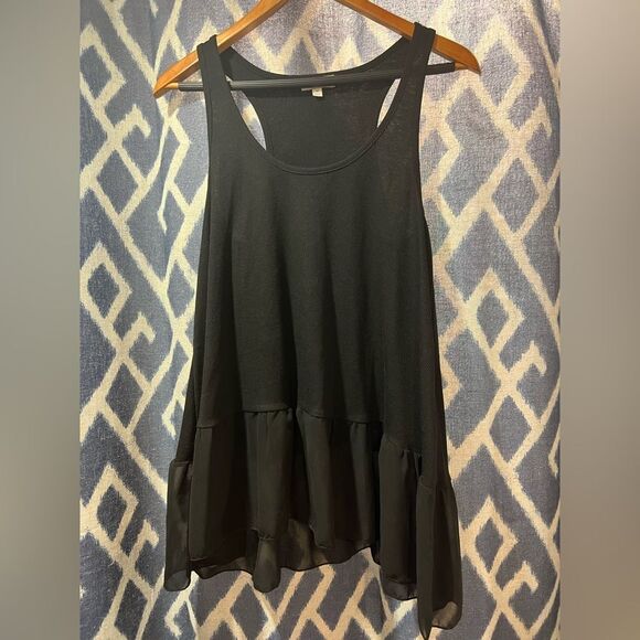 Umgee Black Ruffle Extender Tank Size M - Picture 2 of 6